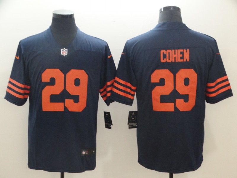 Men's Chicago Bears Tarik Cohen #29 Navy Jersey